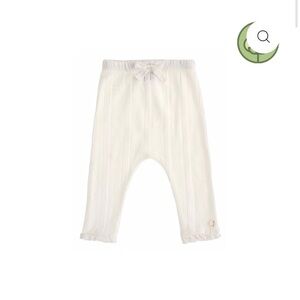 Kids Cream Bottoms leggings by Tocoto Vintage. Bidding on pants only